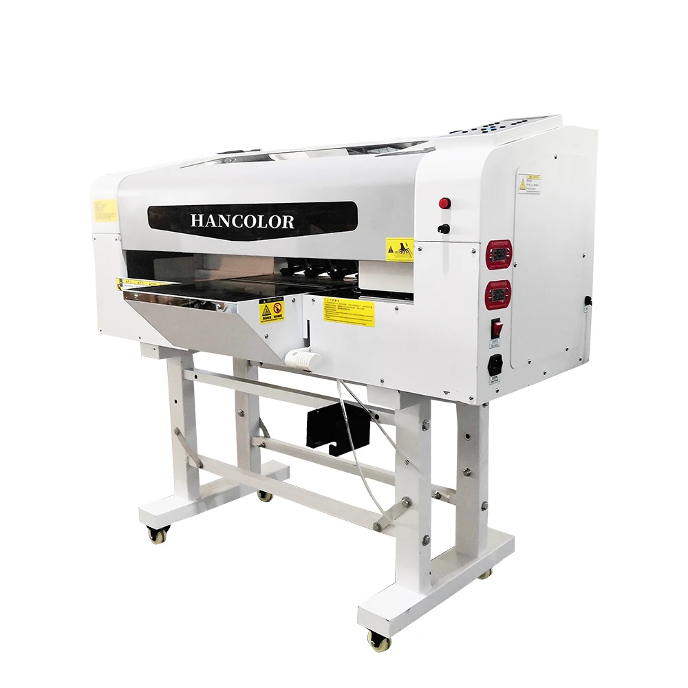 Digital T Shirt Textile Printing Machine 60Cm White Ink Heat Transfer Pet Film DTF Printer With Powder Shake Machine