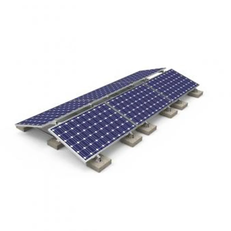 New Solar Flat Roof Ballasted Mounting Frames Flat Roof Solar Mounting ...