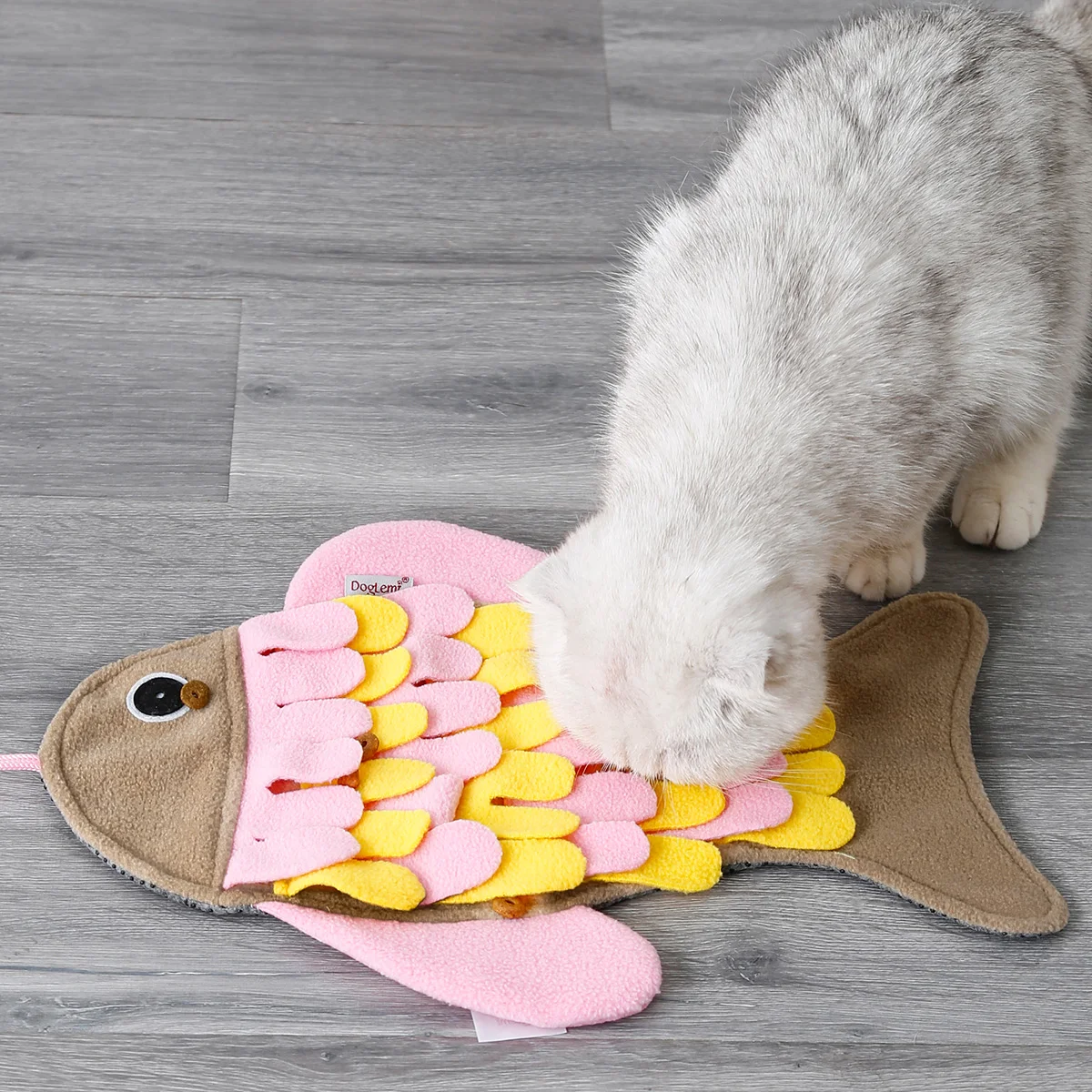 Fish Design Snuffle Cat Mat Cat Training Toys Slow Eating Iq Training Cat  Toy - Cat Toys - AliExpress