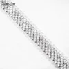 18K white gold