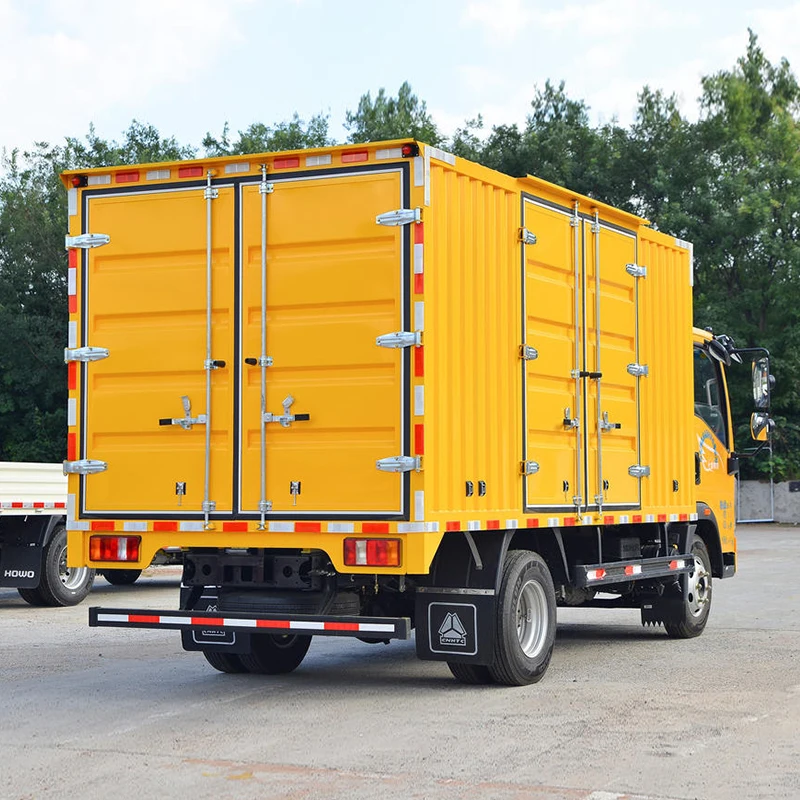Sinotruck Howo Used 4x2 Cargo Van - Mini Box Truck for Urban Delivery 2
