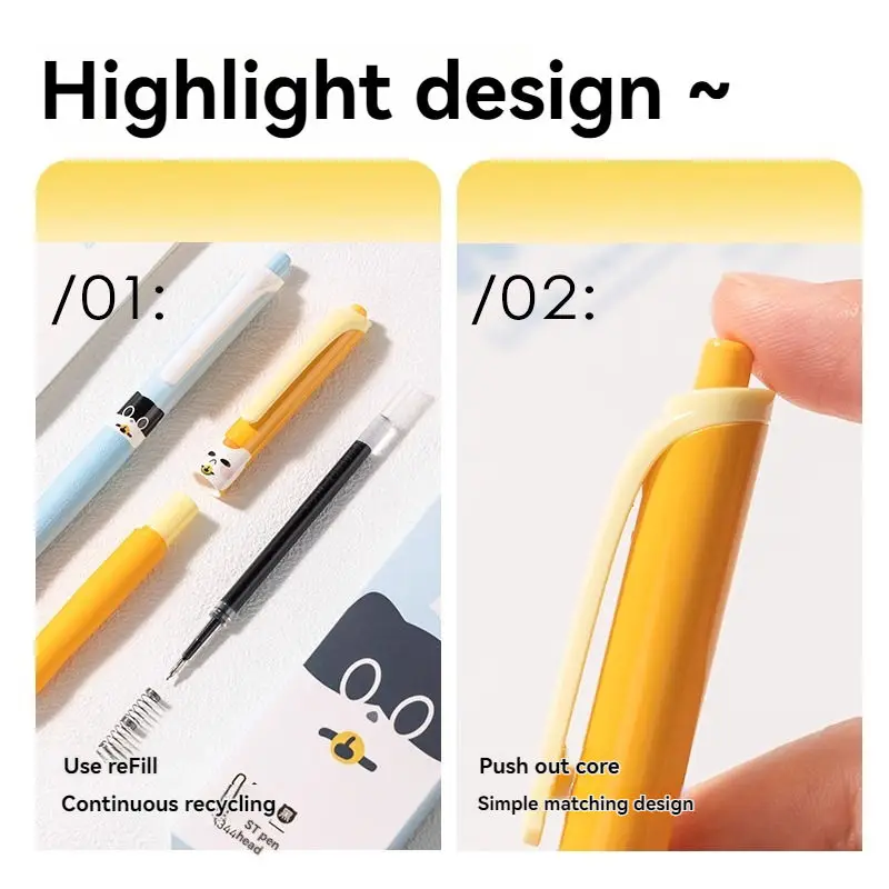 Cute Gel Pens For Students Quick Dry Ink Pens School Stationery_voghion.com