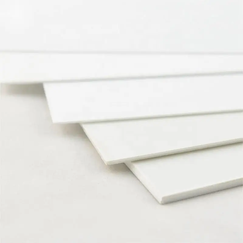 White Color 5mm 4x8 Soundproof PVC Foam Board Sheets for Building Outdoor Wall Board