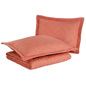 American Style Winter Golden Orange Microfiber Bedspreads