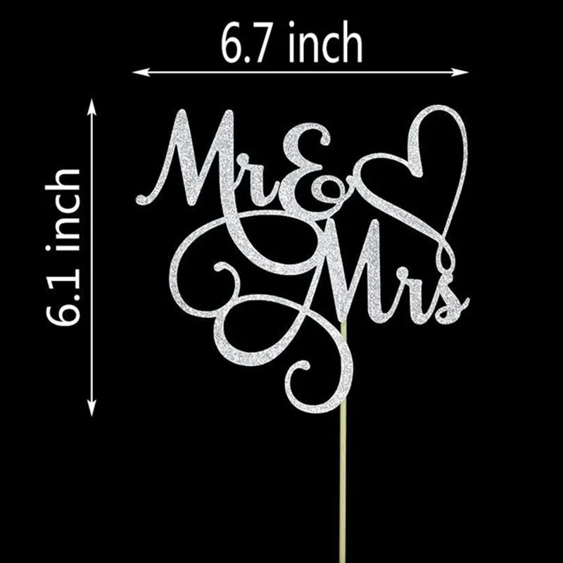 Arthsdite 1 topper per torta con scritta in inglese Groom to be, Future Mr, fidanzamento, matrimonio, addio al celibato, decorazione per feste, colore nero glitterato
