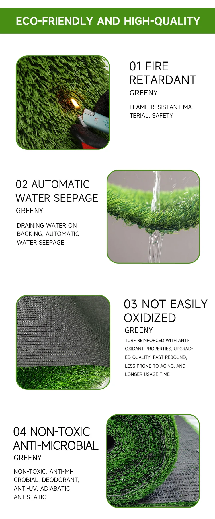 Quality Grass Carpet 2023 Artificial Grass Cheap Rumput Sintetis