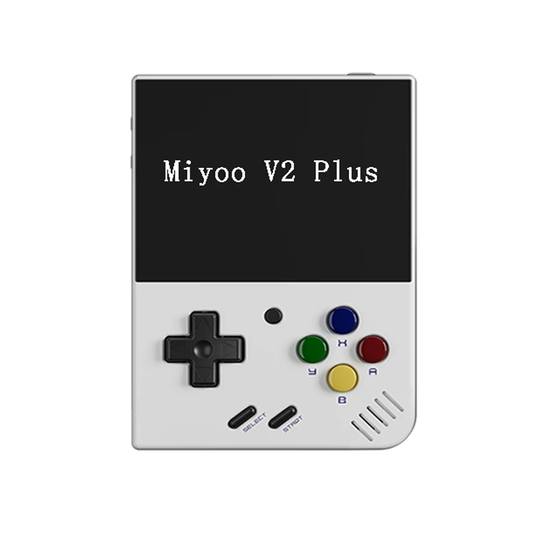 Miyoo V2 плюс версия 32 ГБ Портативный Новый Consola 3 5 Ips дисплей Видео игровой корпус черного цвета в стиле ретро консоль портативная игровая приставка miyoo 2