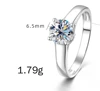 Zircon 6.5mm-White Gold