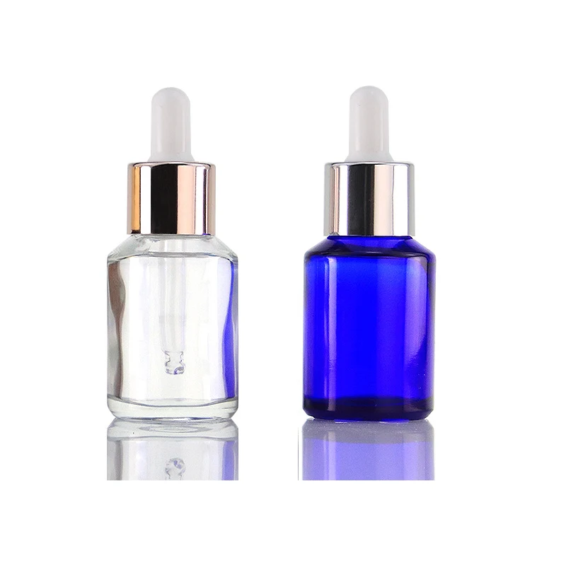 slanted glass dropper bottle 5ml 10ml 15ml 20ml 30ml 50ml 100ml head pressed essence foundation bottle manufacture