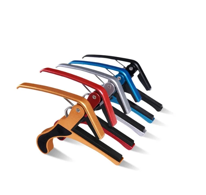 High Quality Zinc Alloy Guitar Capo Best Acoustic Shark Capo for Stringed Instruments Free Sample Available