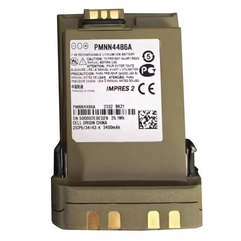7.4V 3500mAh Li-Ion Battery For Motorola APX6000 APX7000 APX8000 Radios