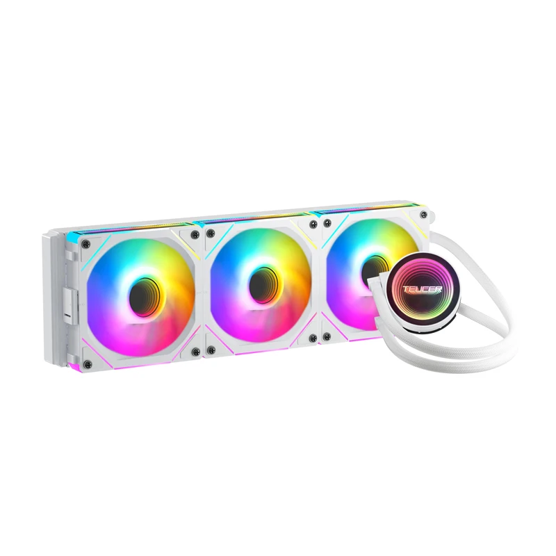 TEUCER NA-360 簡易水冷 白 TEUCER NA-360 360mm AIO CPU水冷クーラー ARGB