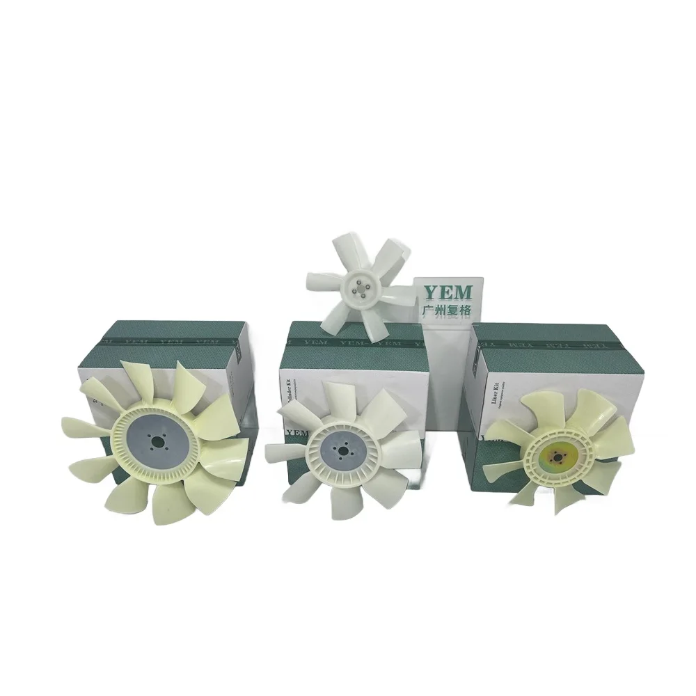 Engine Parts Fan Blade Cooling Fit for Yanmar 3TNC80 3TNC80T Engine Overhaul Kit 2