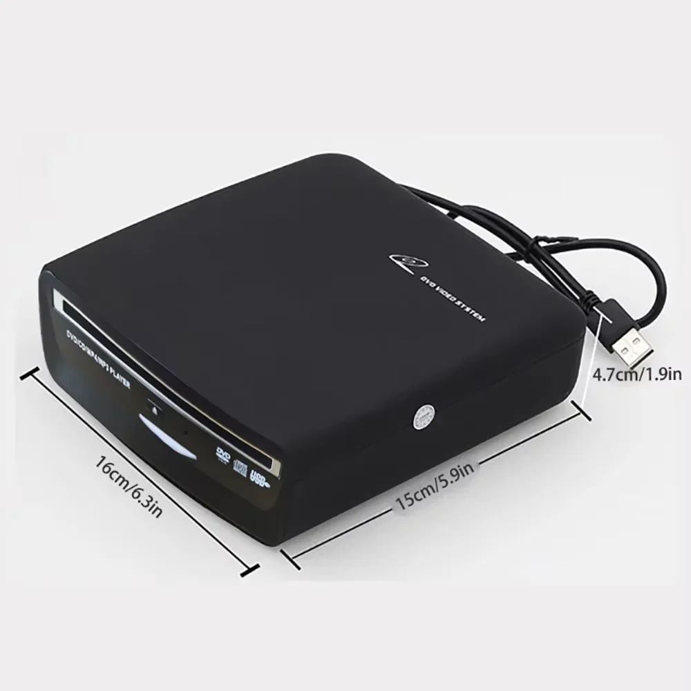 Portable USB CD Player for Cars - Compatible with Tesla Model 3