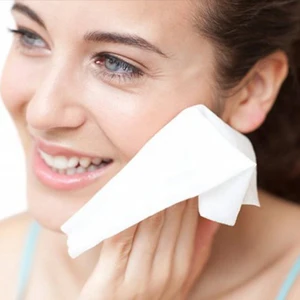 product oem disposable biodegradable face towels for spa salon beauty skincare disposable face towel biodegradable524-15