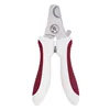 Red and white pet nail clippers
