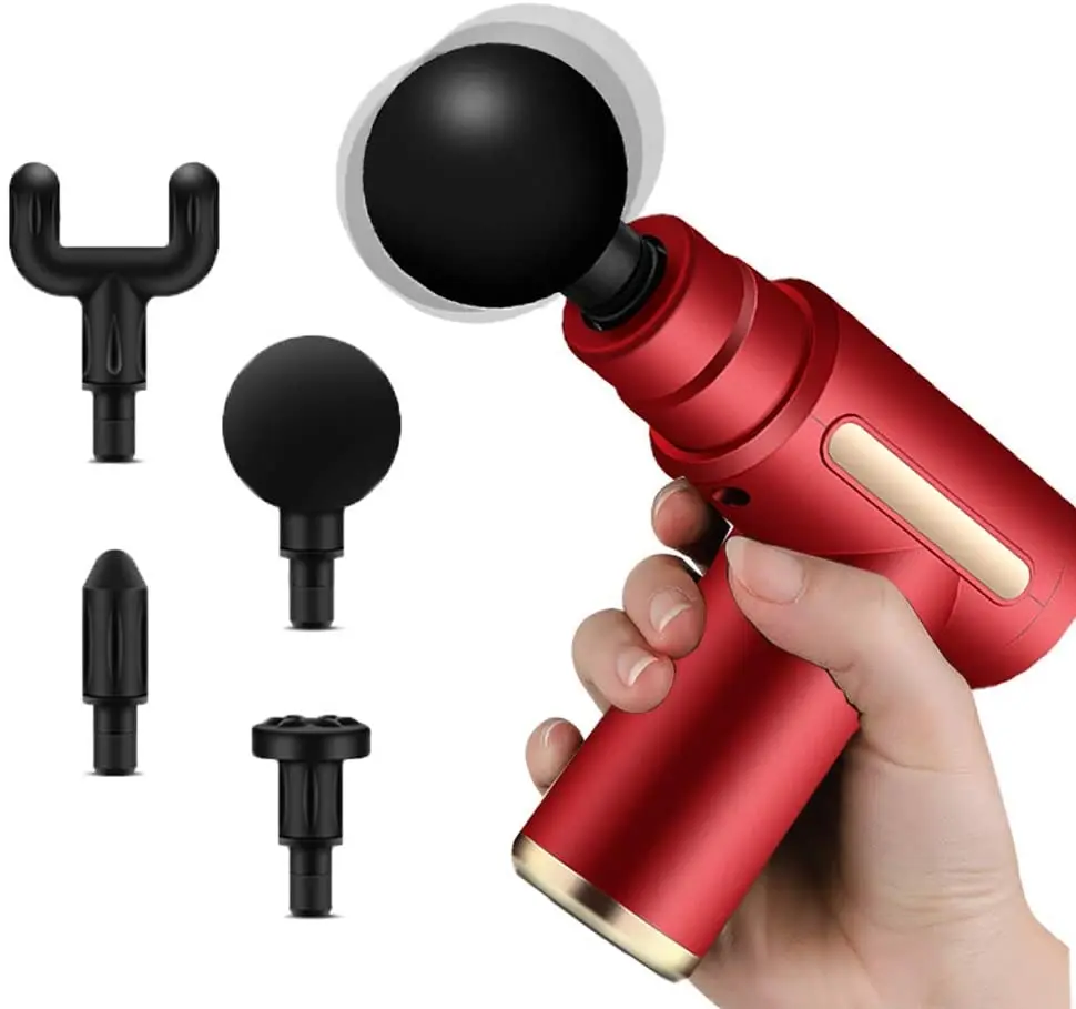 Portable Rechargeable Deep Tissue Muscle Gun Massager Electric Body Percussion Mini Massage Tool Fascial Gun