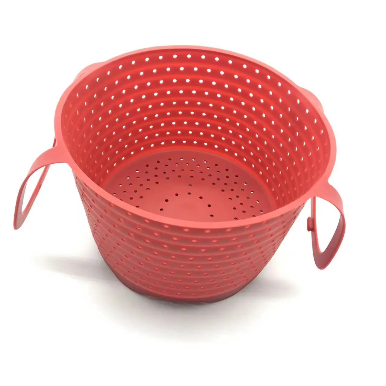 Лидер продаж Прямая поставка с завода силиконовая корзина фильтром для фруктов и овощей складной паровой лоток многофункциональный