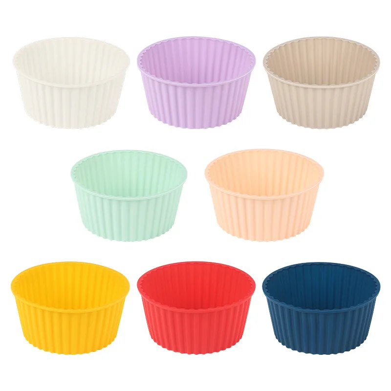 New Silicone Cake Mold Air Fryer Bowl Reusable Non-Toxic Non-Stick Oven Baking Mold for Cake Pudding
