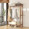 Bambou pur simple-épais marron 100 de long
