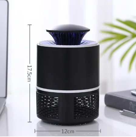 OEM Mosquito killer lamp fly moth insect killer Non-toxic photocatalys fan suction noiseless  electric Electric Mosquito Killers details