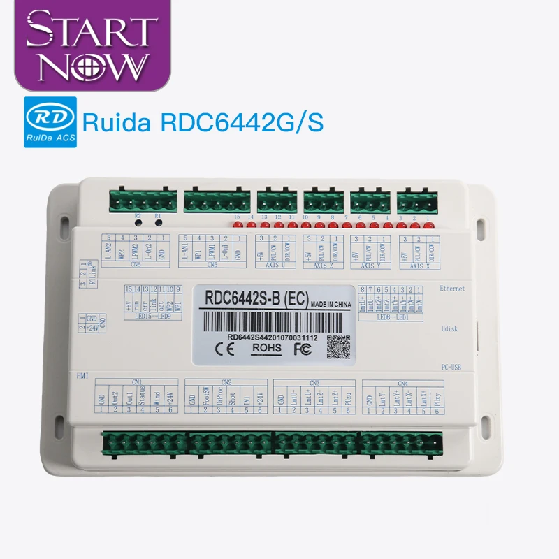 Ruida RDC6442G RDC6442S CO2 Laser Controller Board Card for CNC Engraving Cutting Machine RDC6442 Control Motherboard System