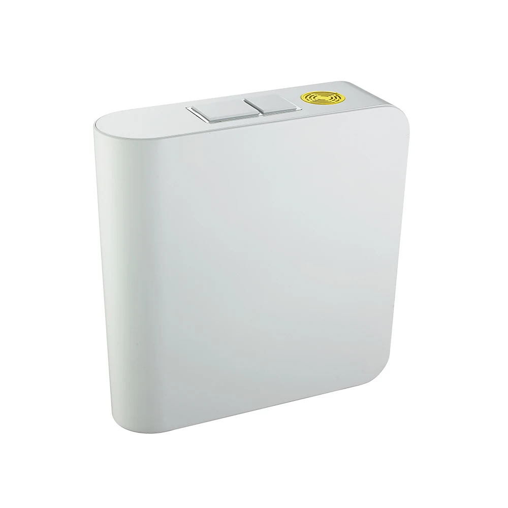 Modern Humanization Deodorant Design 3-7L Adjustable Eco-friendly Plastic Dual-Flush Wall Hung Upper Cistern Toilet Tank