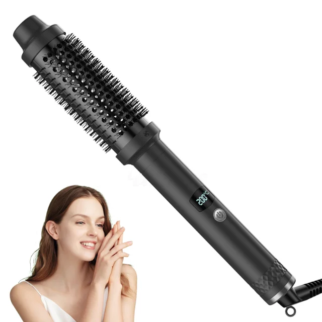 New Arrival Digital Display Dual PTC Tourmaline Ionic Hair Curler Electric Hair Iron Curling 38mm Hair Curler Thermal Brush