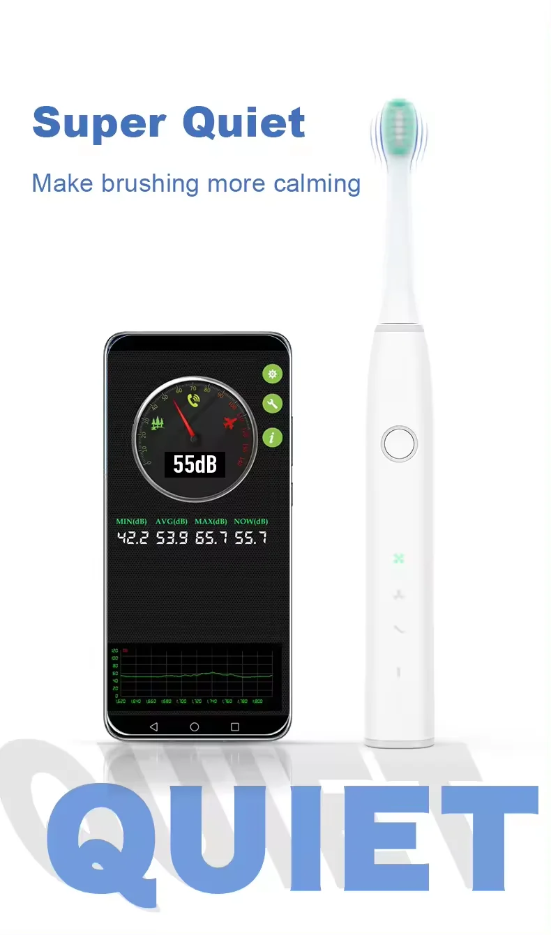 quiet vibrating toothbrush The quietest electric toothbrush (decibel readings included) main image 1