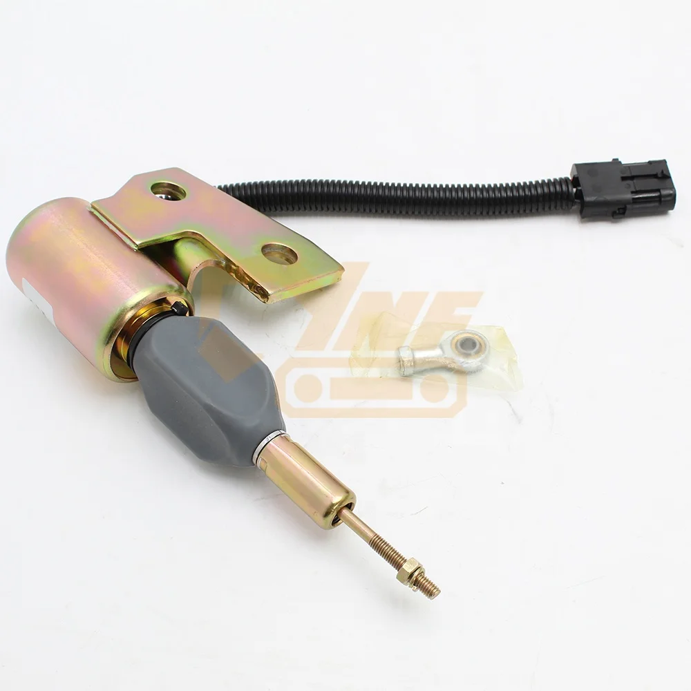 24V SA-4941-24 Shutoff Flameout Solenoid Valve 3964628 for Cummins 4BT With Hyundai 130 Stop Solenoid 3991168