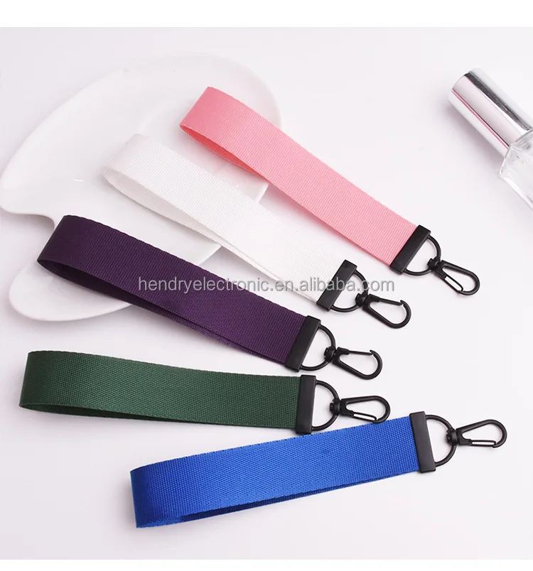 Wholesale Women Self Defense Wrist Lanyards Strap Metal Fabric Mini