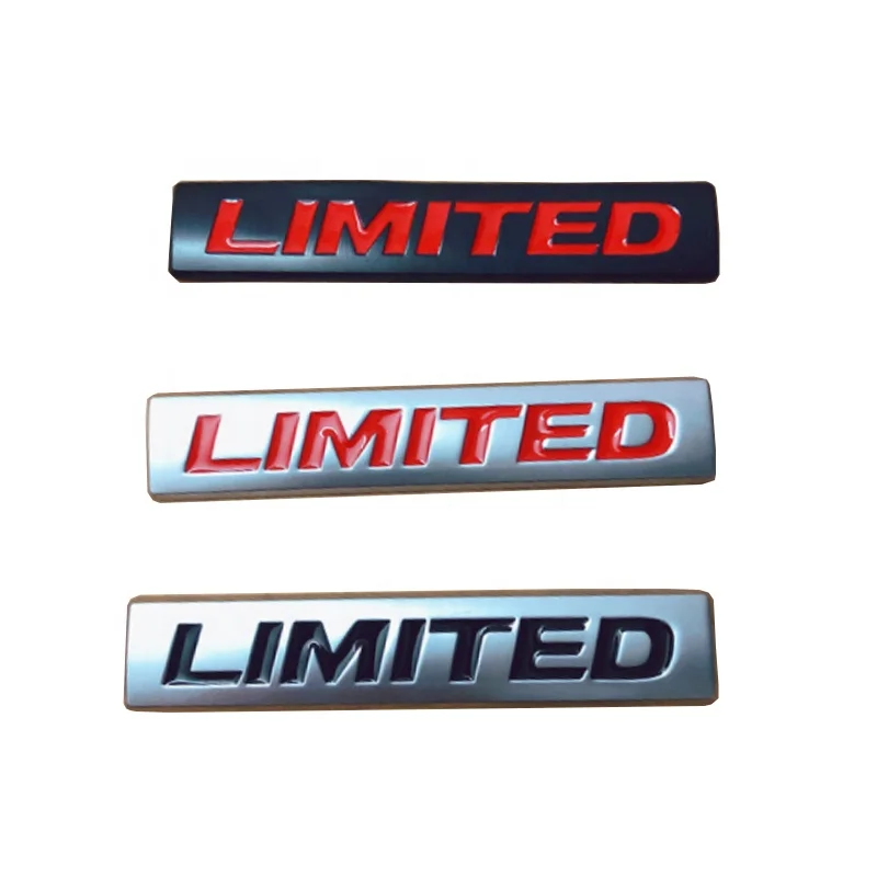 Custom Emblem Limit Edition State Flag Car Body Sticker Chrome 3D Car Badge
