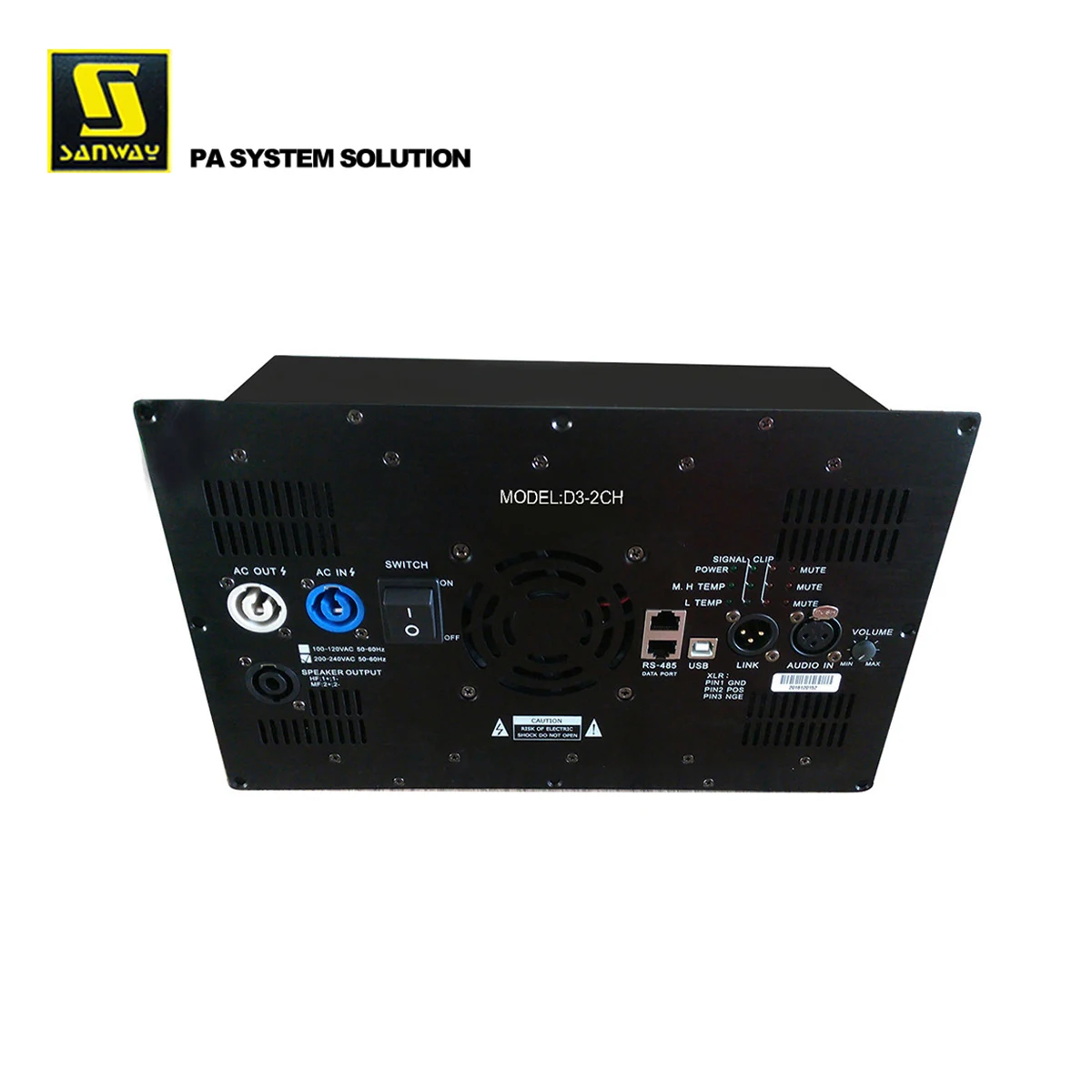 2CH Class D Speaker Power Amplifier Module DSP