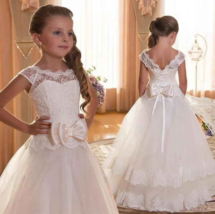 Vestidos Largos De Flores Elegantes Para Adolescentes,Ropa De Fiesta Para  Niñas,Vestido Formal De Noche Para Dama De Honor,Boda,Y11063 - Buy Encaje Vestido  De Niña,Flor Tul Vestido De Niña,Vestido De Niña De La