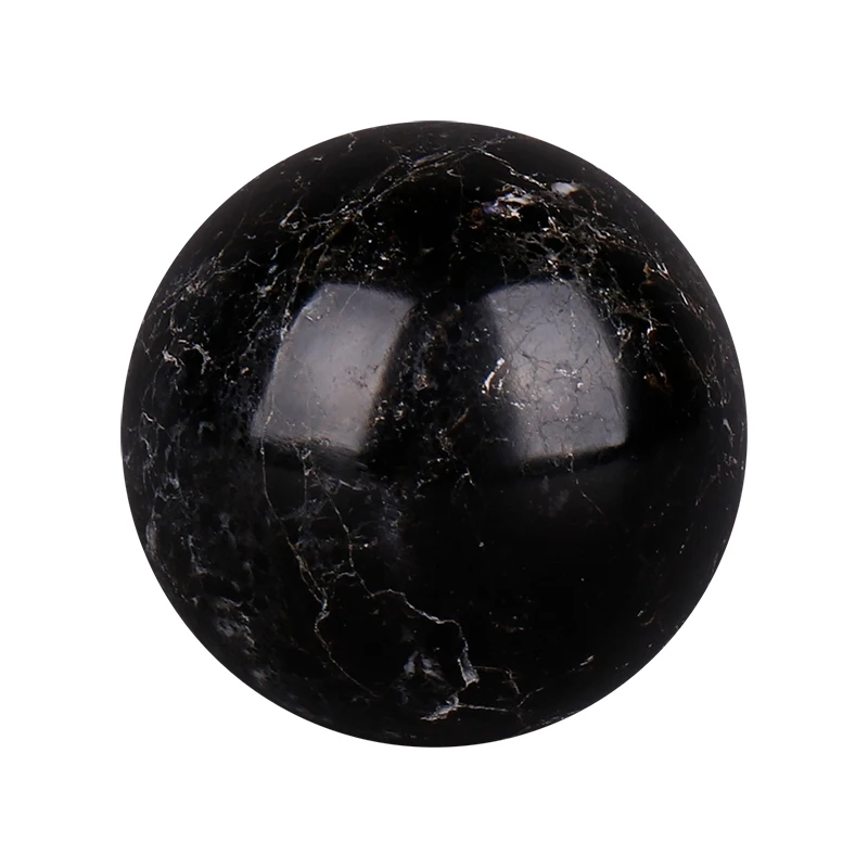 50 Pcs 3Cm Assorted Mix Natural White Black Grey Yellow Mini Marble Sphere Ball