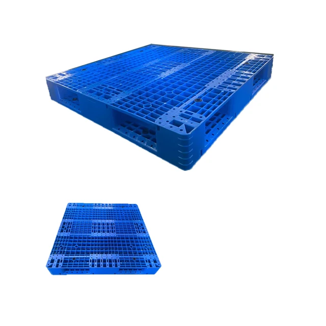 For Sale Blue Plastic Pallets Reusable Strip Reinforced Eco-Friendly Pallets