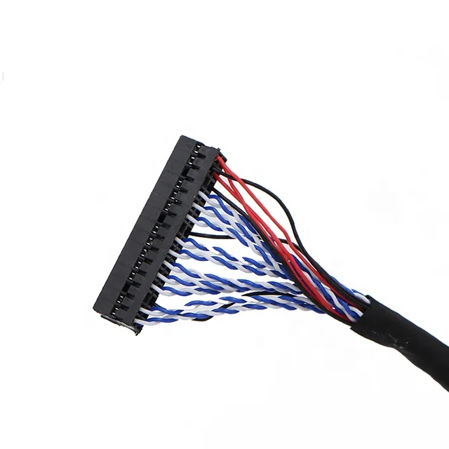 Scondar LED 40 Pin to LCD 30 Pin Converter LVDS Cable Custom Wire Harness Assemblies