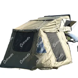 Складная палатка на крышу с твердым корпусом