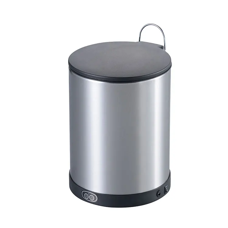 22l High Leg Sensor Dustbin Soft Close Touthless Stainless Steel Hotel ...