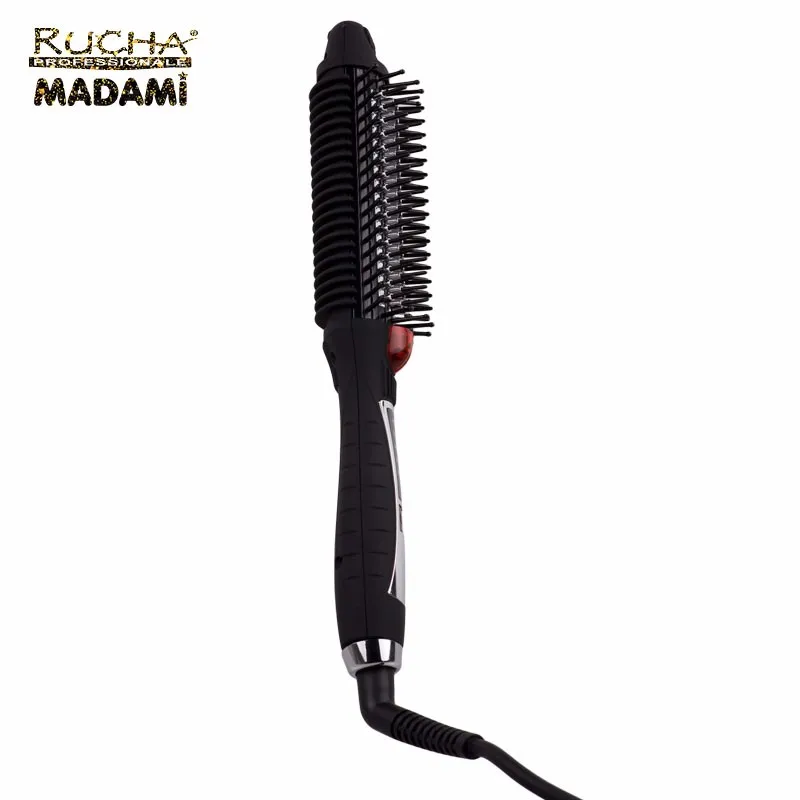 hair straightener brush and curler