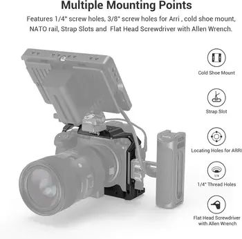 SmallRig S5 S5D Cage Kit for LUMIX S5 S5D Camera 2983, for Microphone and Light detail image