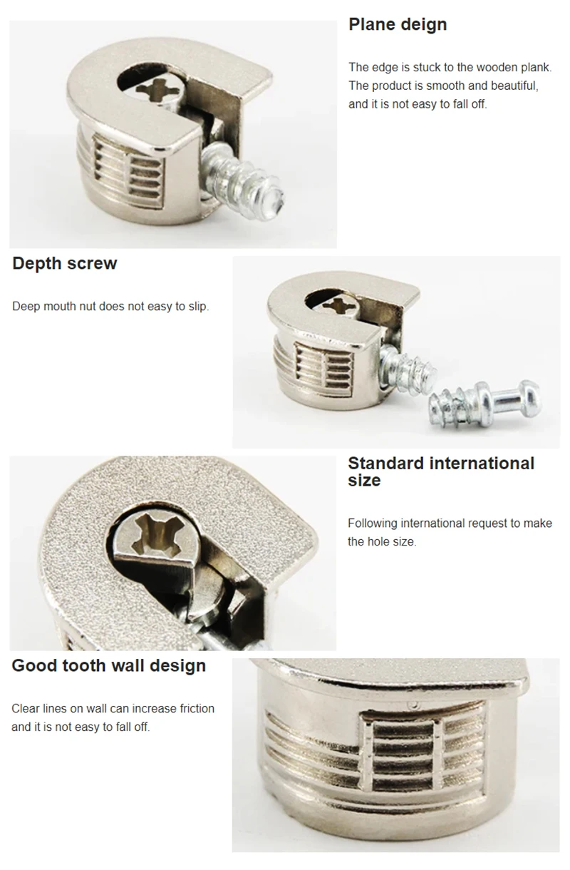 Wooden Kitchen Connectors Shelf Supports Hidden Furniture