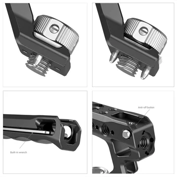SMALLRIG Universal Video Rig Top Handle with Locating Holes Top Handle for Camera Cage - 2165C detail image