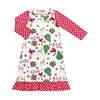 Camicia da notte con volant a pois rossi