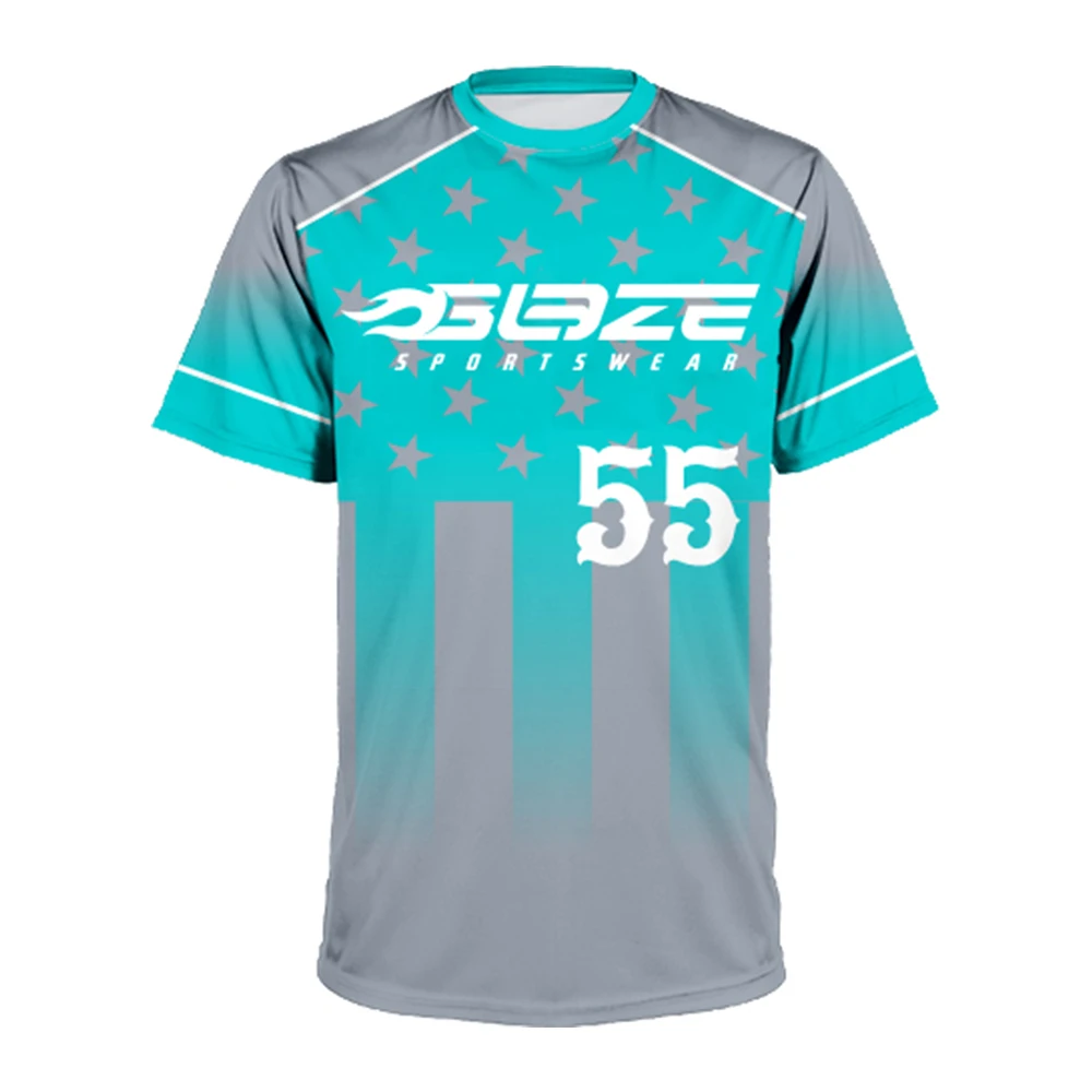 Factory Custom Softball Uniforms Summer Softball T Shirts Men's