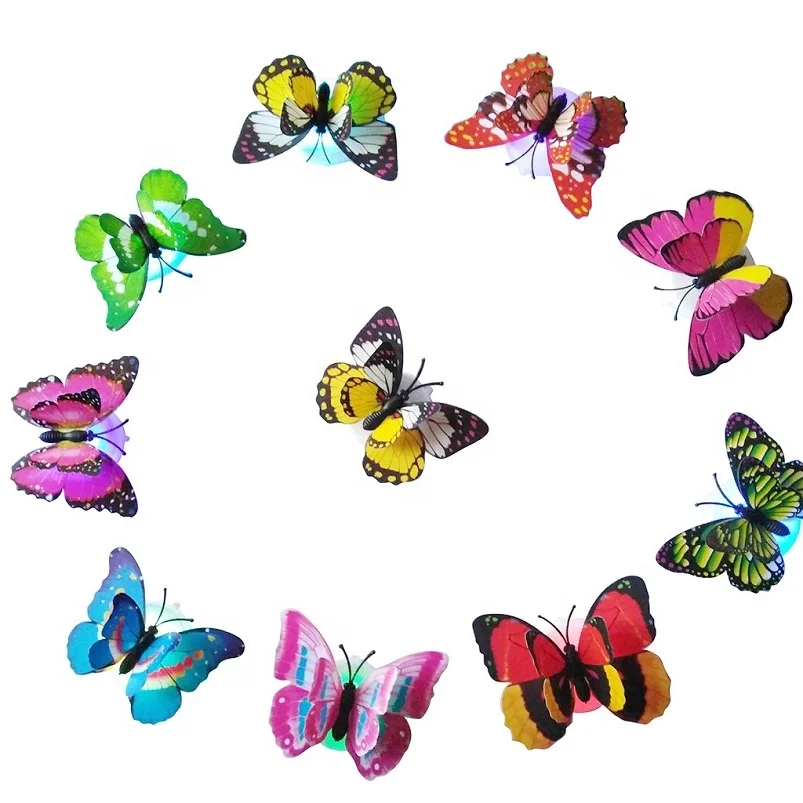 Buulqy Veilleuse Led Papillon A Lumiere Changeante De Couleur Lampe Eclairage Nocturne Jolie Et Decorative Pour Mur De Nuit Decoration Pour La Maison Buy La Creativite Peut Etre Collee Papillon Veilleuse Coloree Led Chambre Bebe Economiseuse
