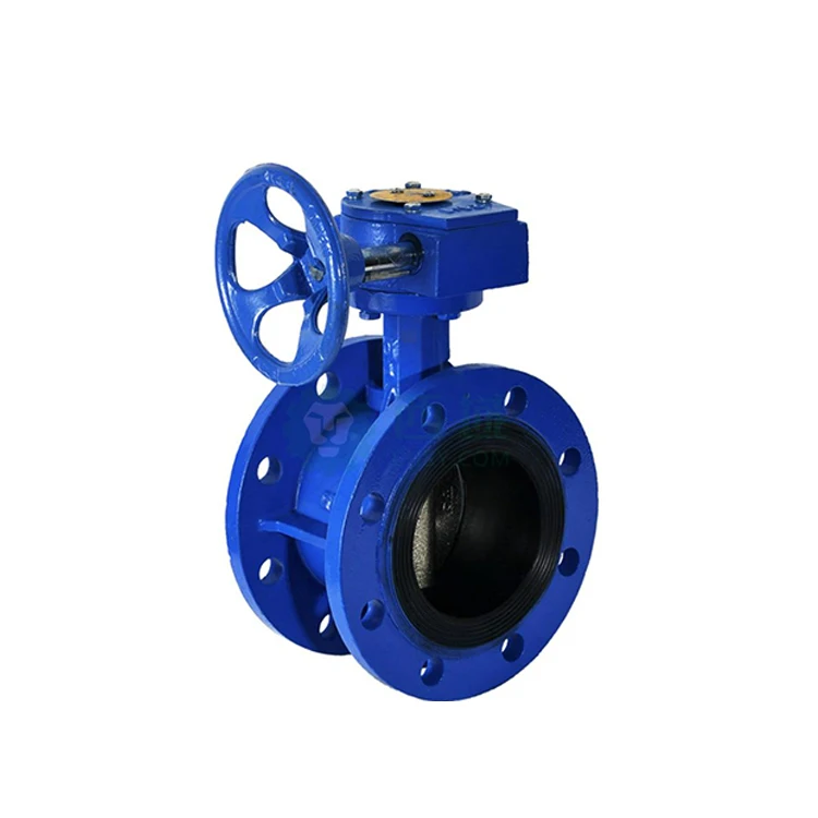 Cast Iron Sandwich Type Turbine Butterfly Valve FS042 Ball Iron Blade Butterfly Valve Series