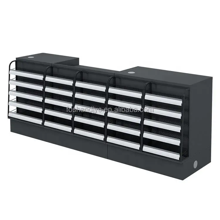 Fast Food Restaurant Table for Restaurant Supermarket Cashier Desk Counter Cash Table Metal Design  for Sale Cashier Counter