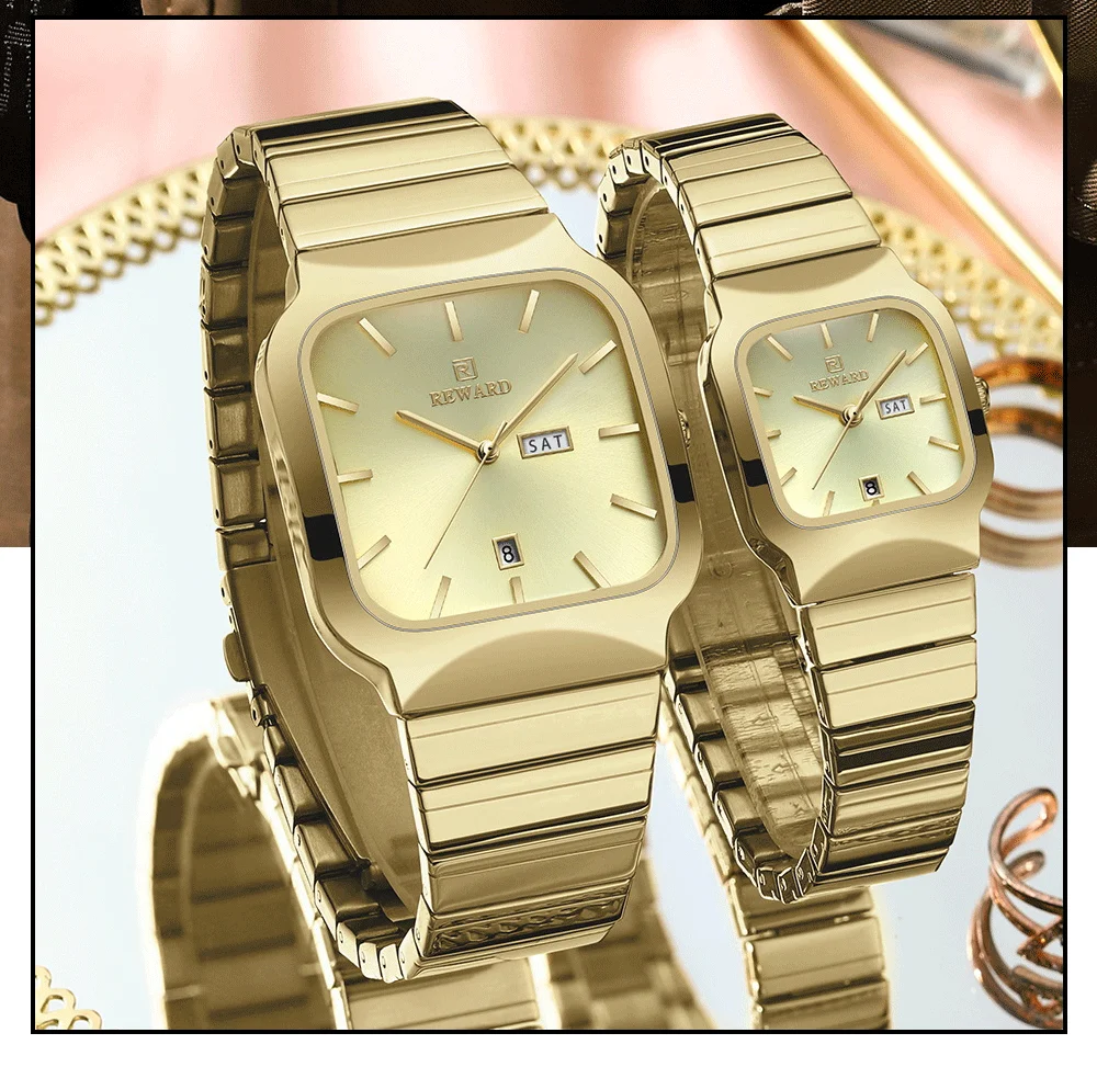 Reward RD611264M - Popular Couple Wristwatch with Japan Quartz