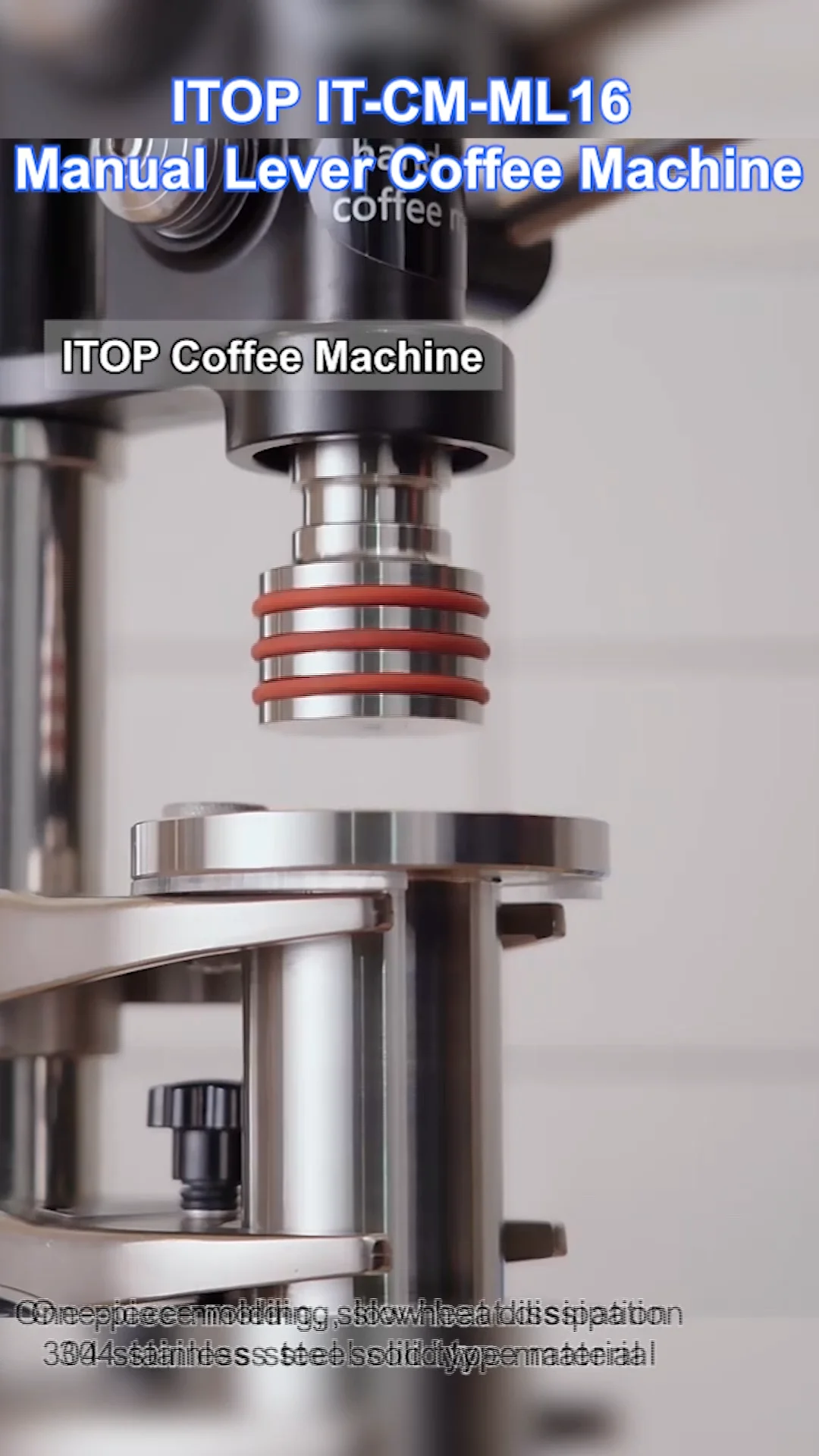 ITOP IT-HPEM-P Hand Press Coffee Maker With PID Temperature Control 9 Bar  Constant/Variable Pressure Lever Espresso Coffee NEW